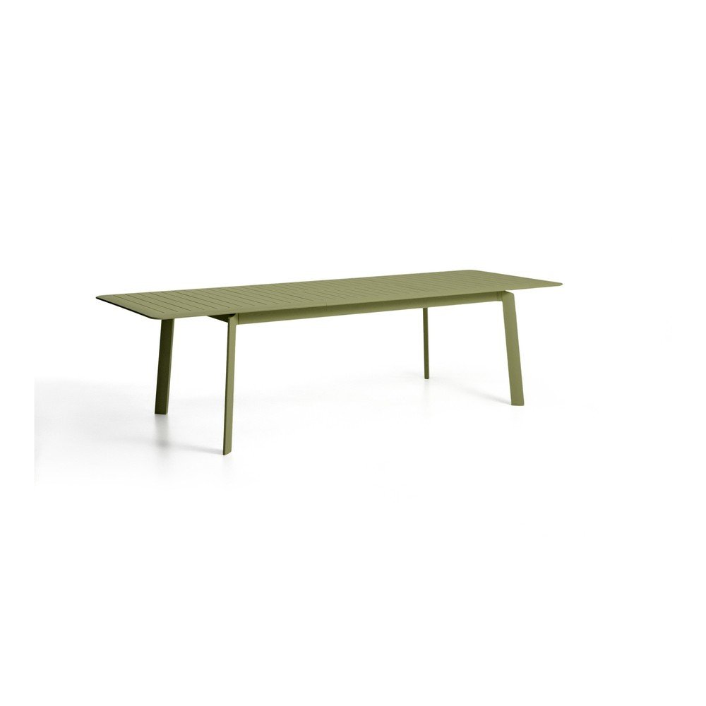 Fém kerti étkezőasztal 100x205 cm Brela – Kave Home