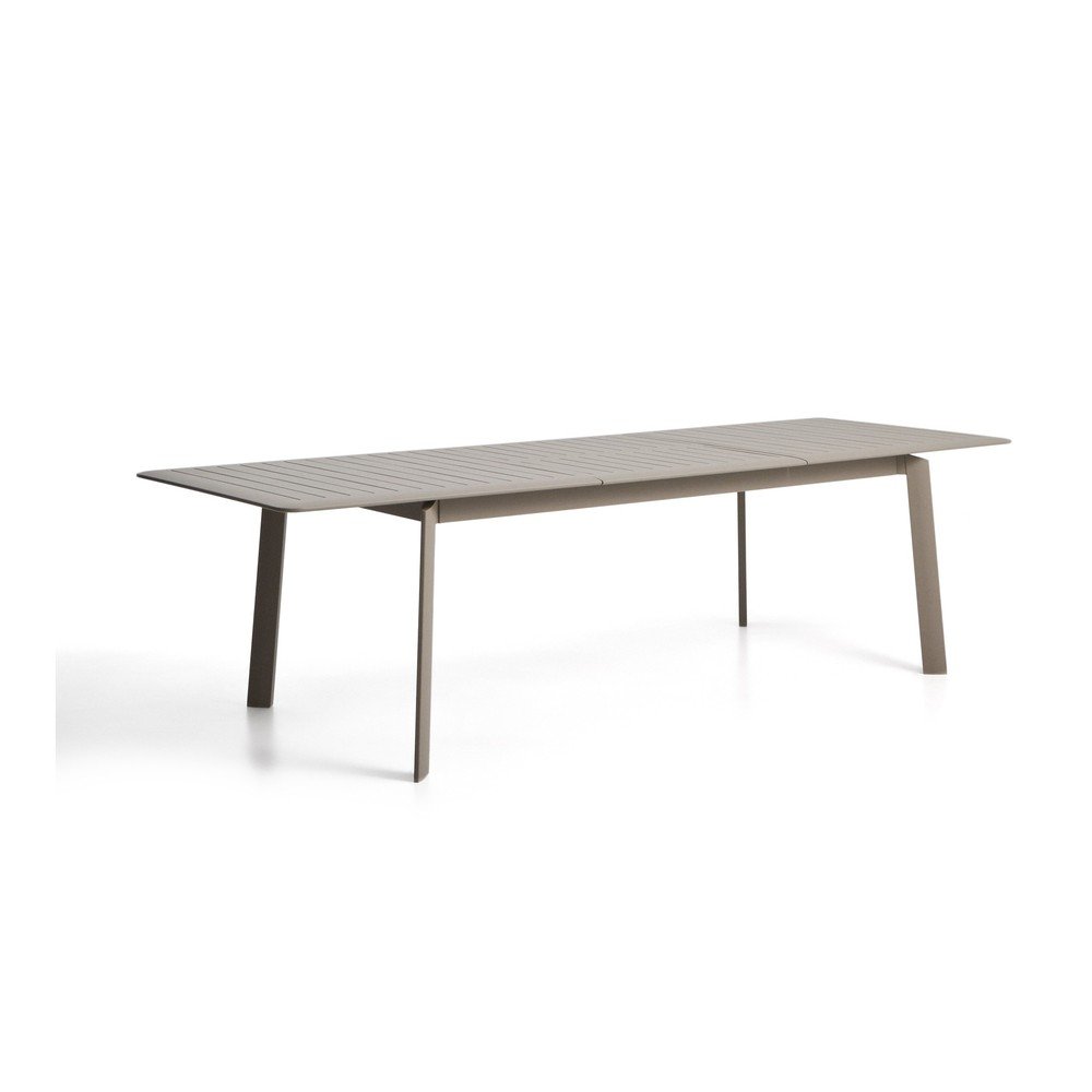 Fém kerti étkezőasztal 100x205 cm Brela – Kave Home