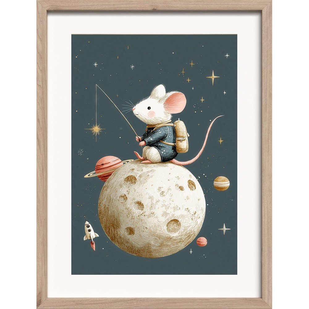 Gyerek kép 30x40 cm Astro Mouse – Styler