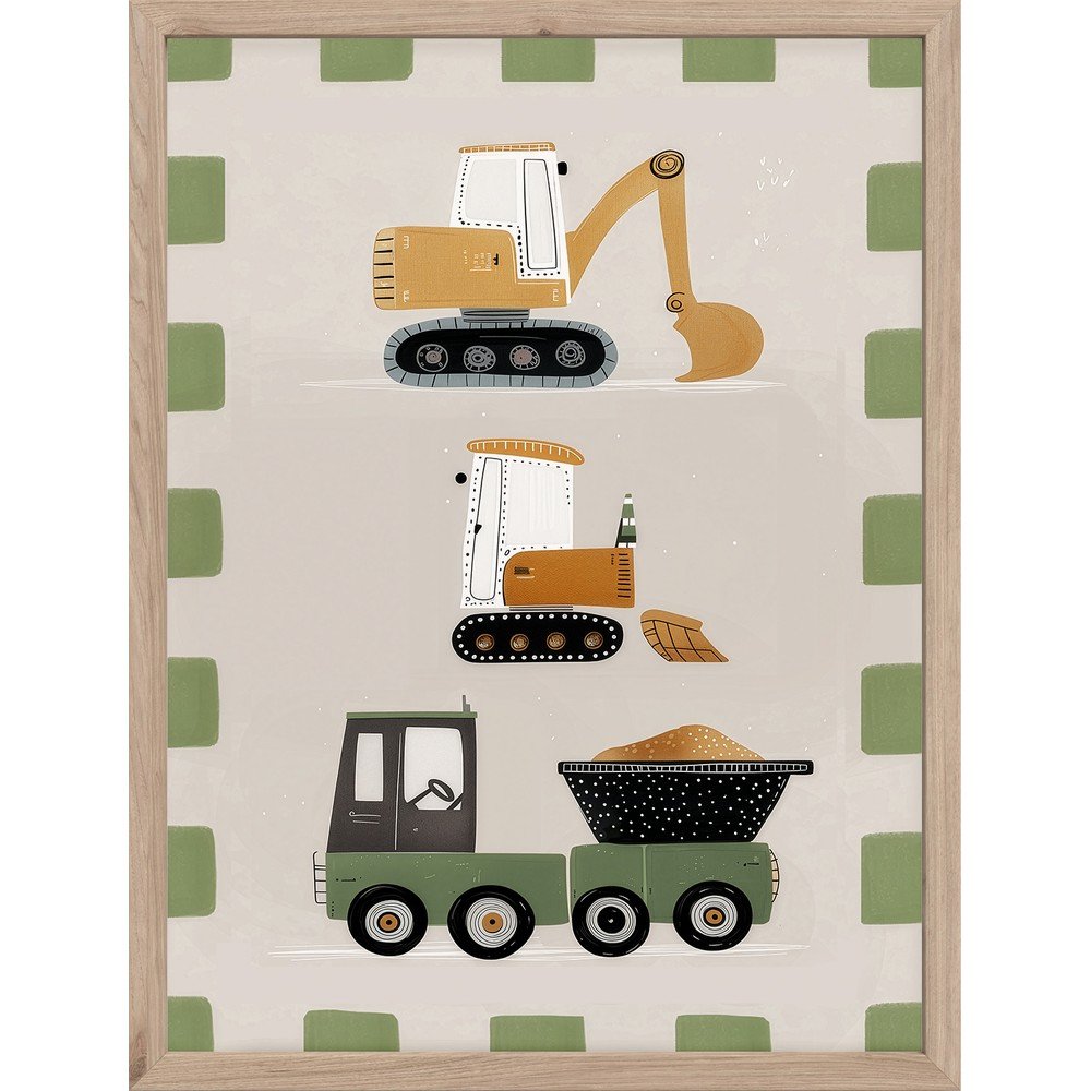 Gyerek kép 30x40 cm Baby The Builder – Styler