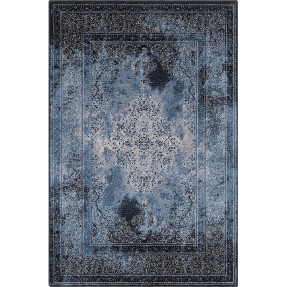 Kék gyapjú szőnyeg 160x240 cm Difida – Agnella