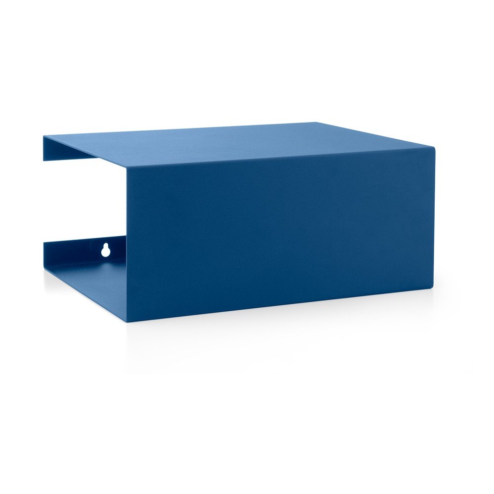 Kék többszintes acél fali polc 35 cm – ReCollector