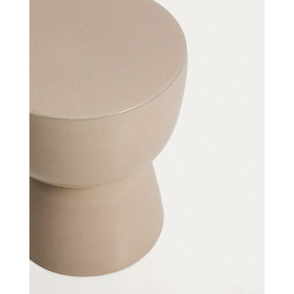 Kerámia kerek kerti kisasztal 36x36 cm Mesquida – Kave Home