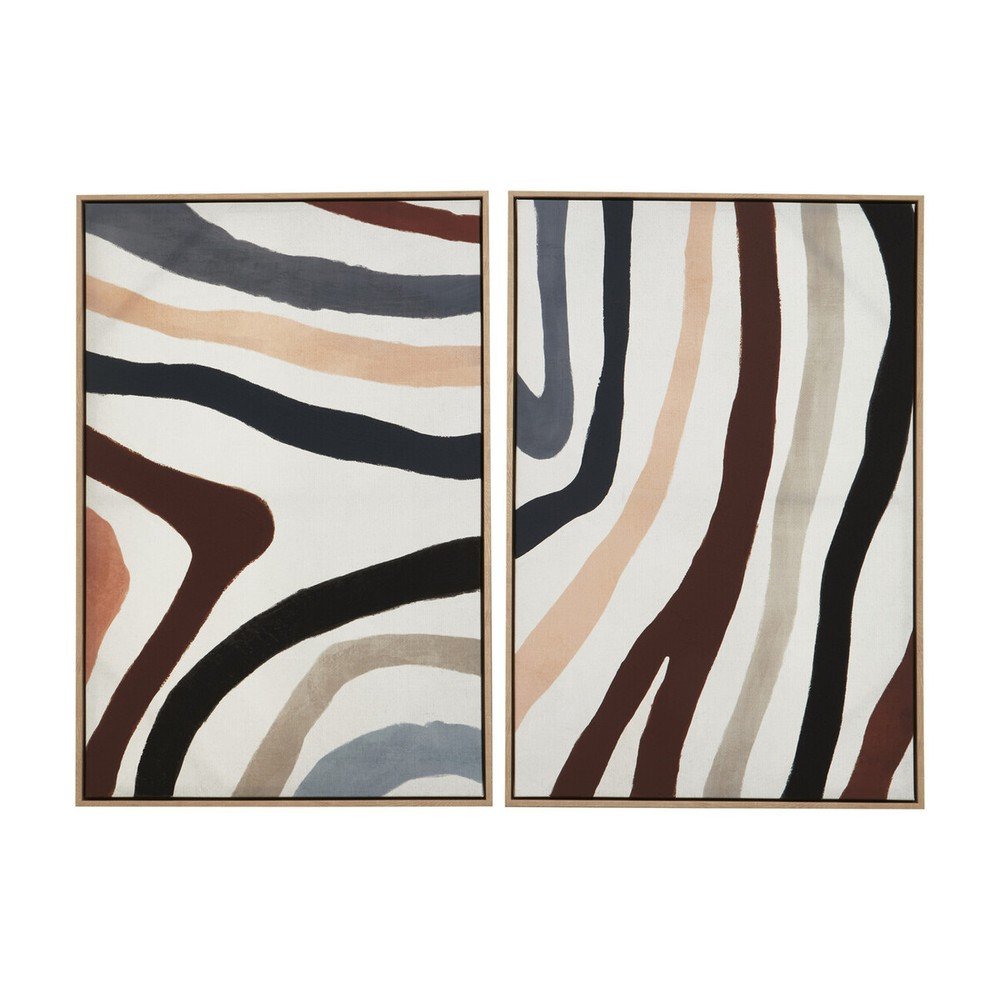 Keretezett-vászon kép szett 2 db-os 63x93 cm Astratto – Premier Housewares