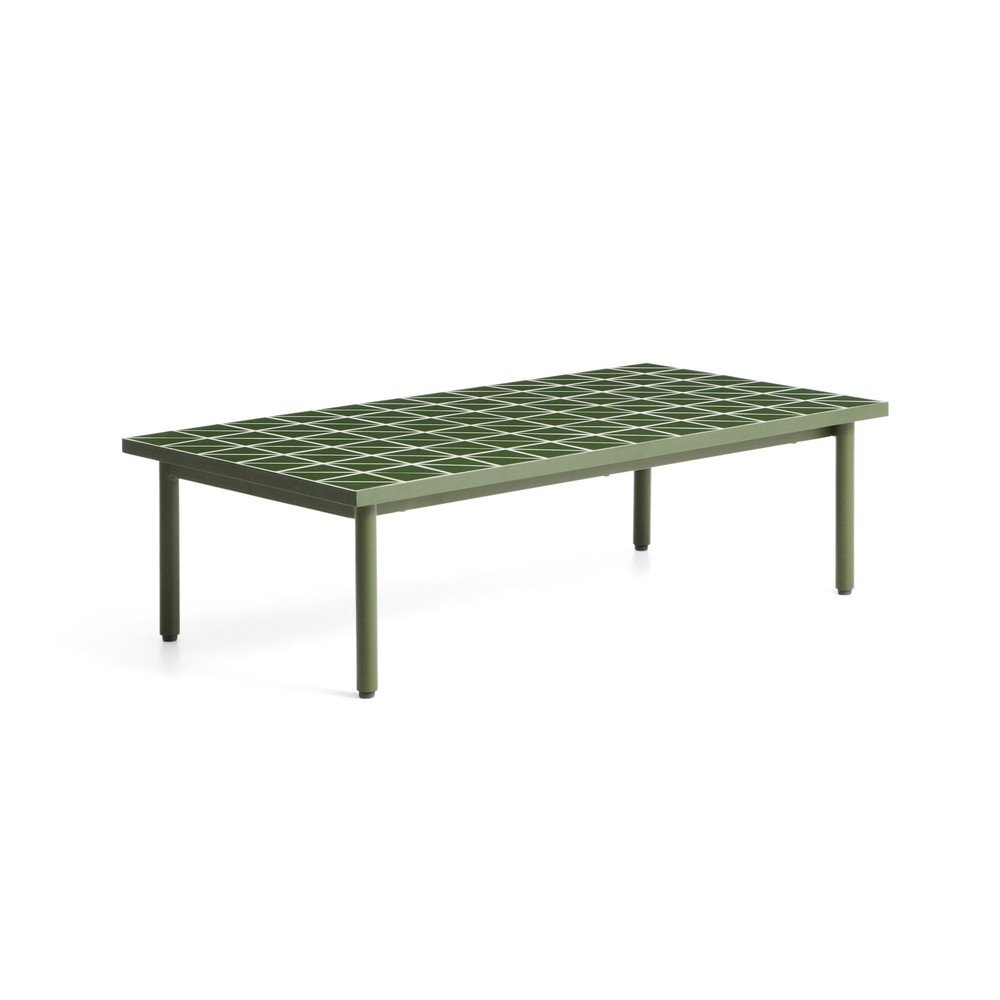 Kerti dohányzóasztal kerámia asztallappal 61x122 cm Maurina – Kave Home