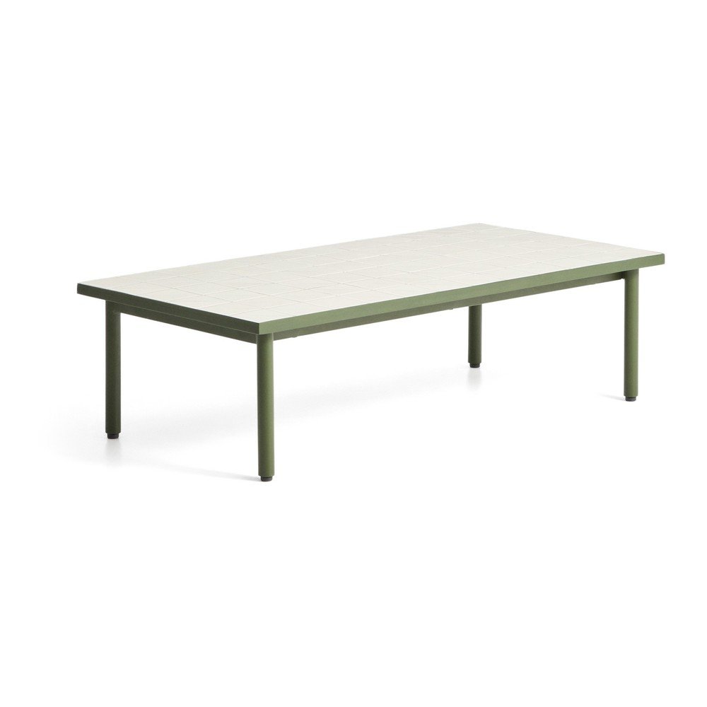 Kerti dohányzóasztal kerámia asztallappal 61x122 cm Maurina – Kave Home