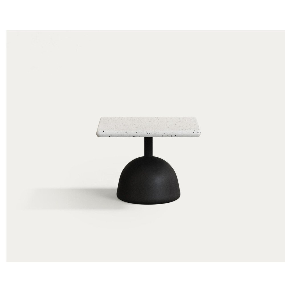 Kerti dohányzóasztal terrazzo asztallappal 44x44 cm Saura – Kave Home