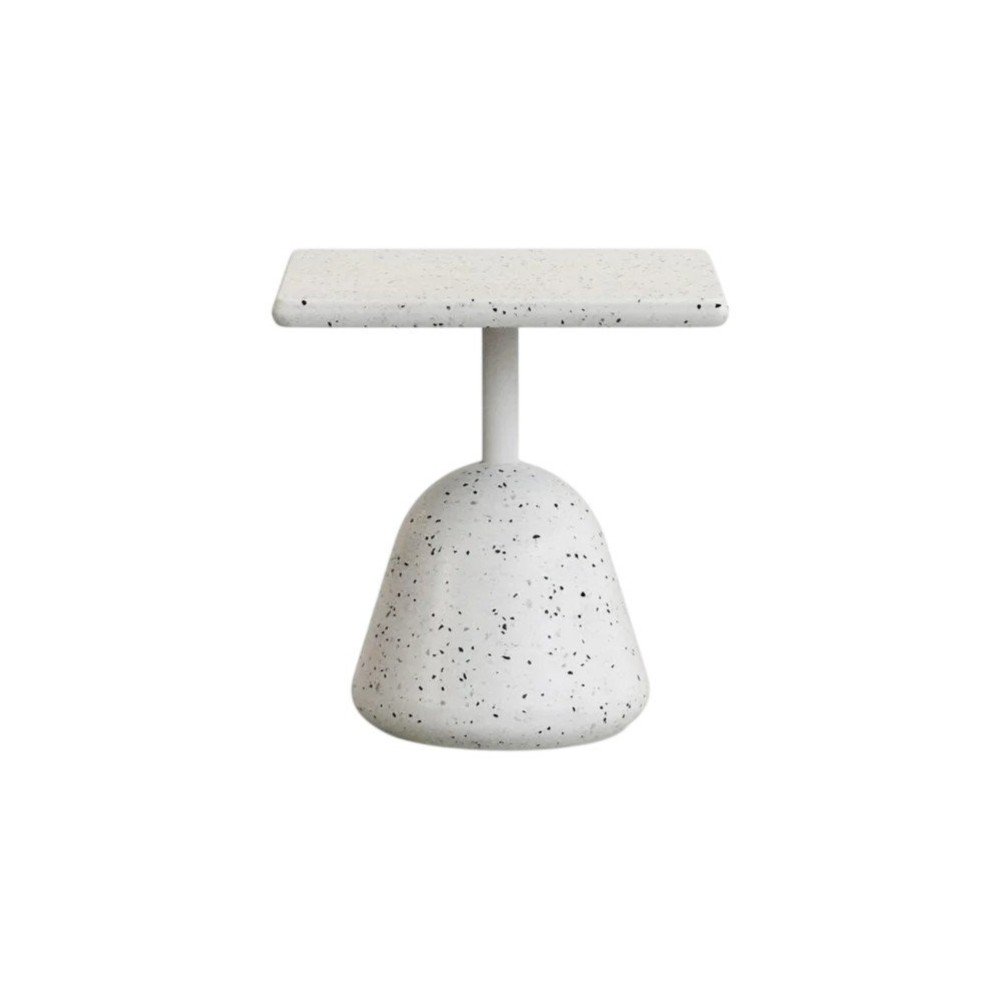 Kerti dohányzóasztal terrazzo asztallappal 44x44 cm Saura – Kave Home