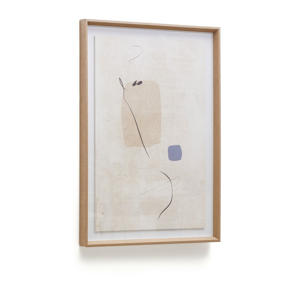 Kézzel festett keretezett-vászon kép 50x70 cm Sormi – Kave Home