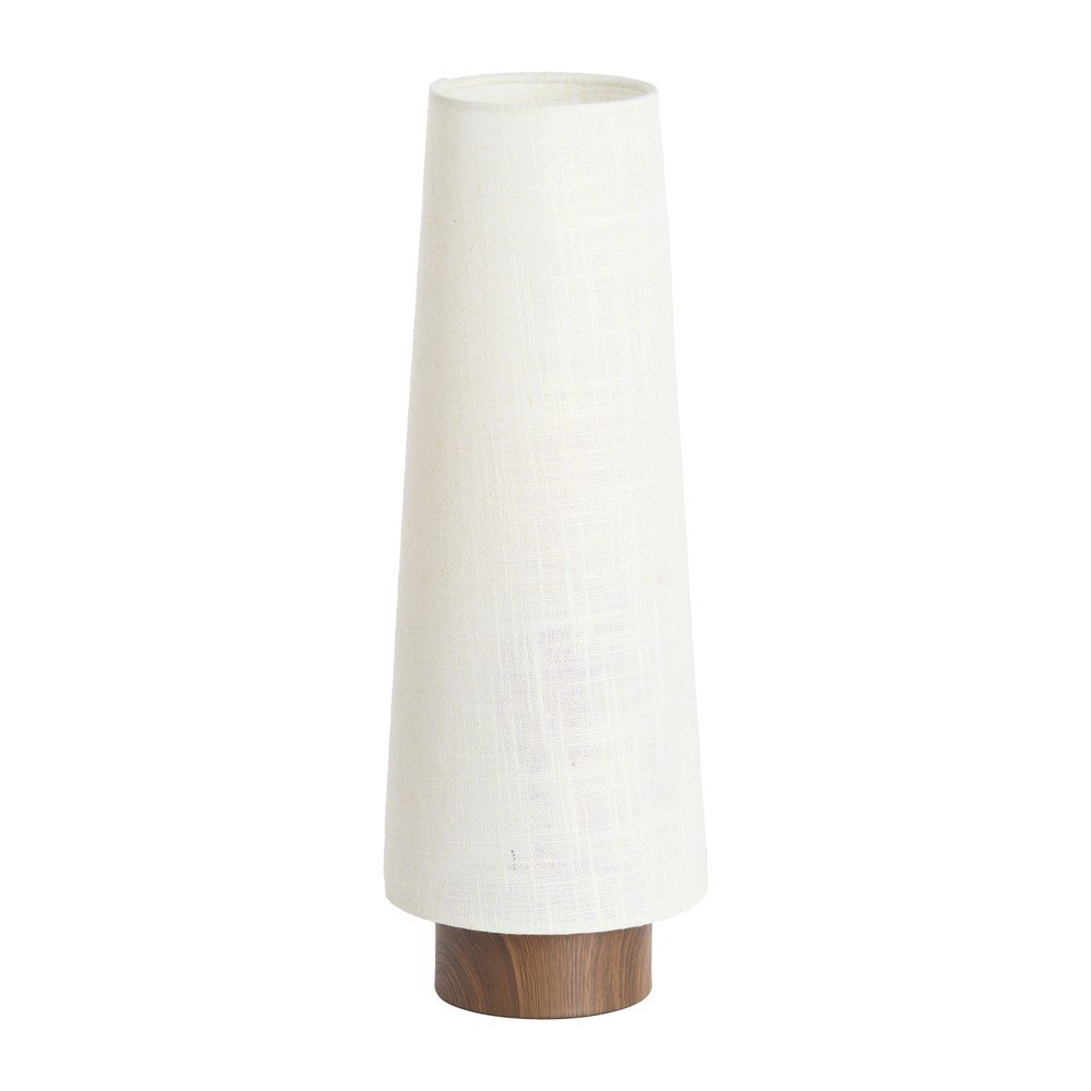 Krémszínű fém asztali lámpa textil búrával (magasság 42 cm) Howie – Light & Living