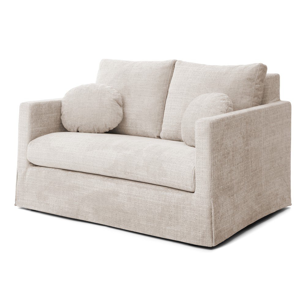 Krémszínű kanapé 140 cm Paphos – Ropez