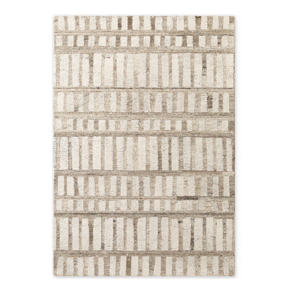Krémszínű kézi szövésű gyapjú szőnyeg 160x230 cm Boho 1.0 Linara – Vikosa