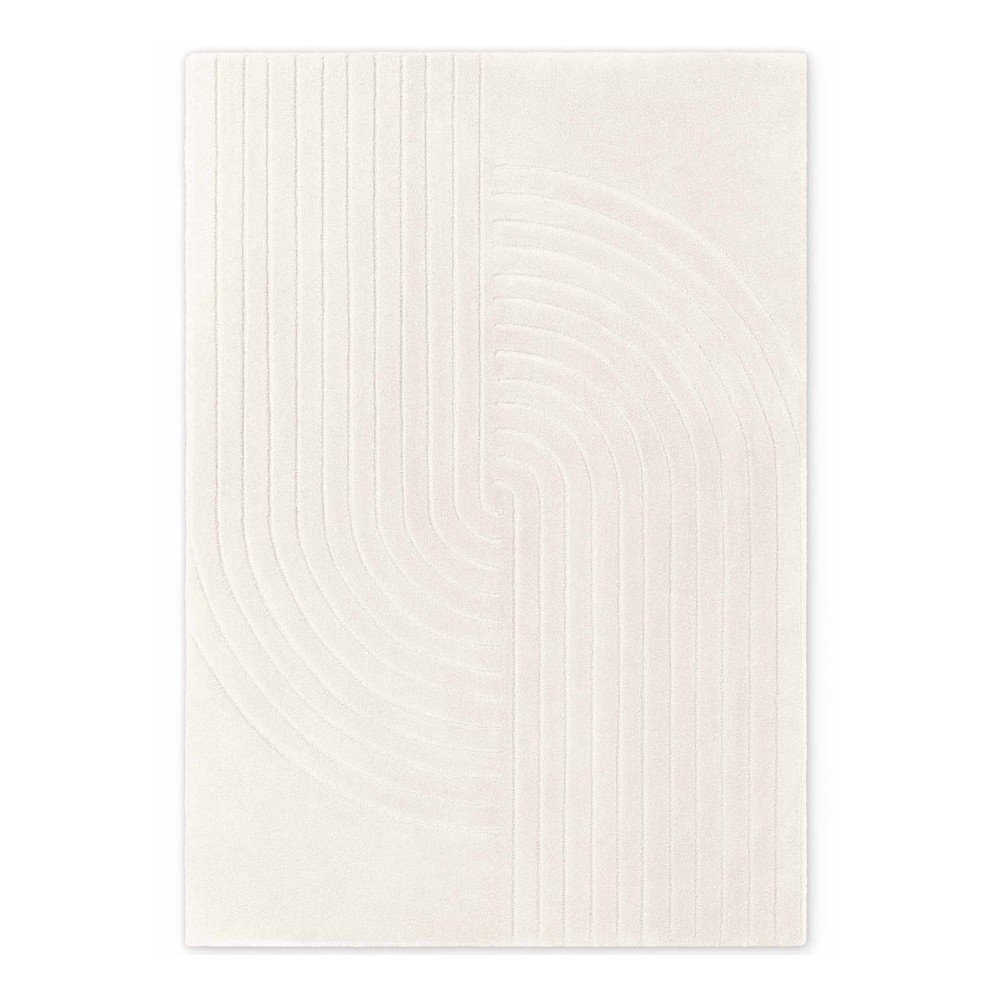 Krémszínű kézi szövésű gyapjú szőnyeg 200x300 cm Arcura – Vikosa