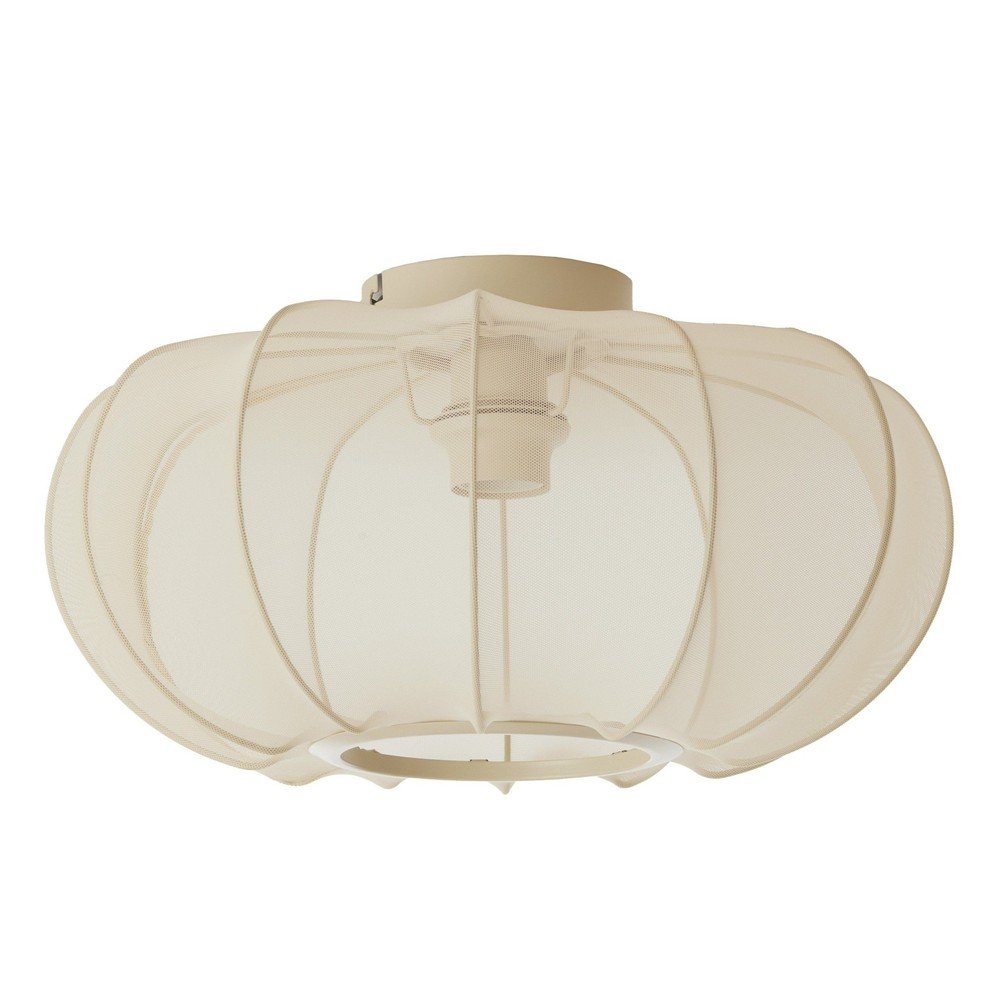 Krémszínű mennyezeti lámpa textil búrával ø 40 cm Plumalia – Light & Living