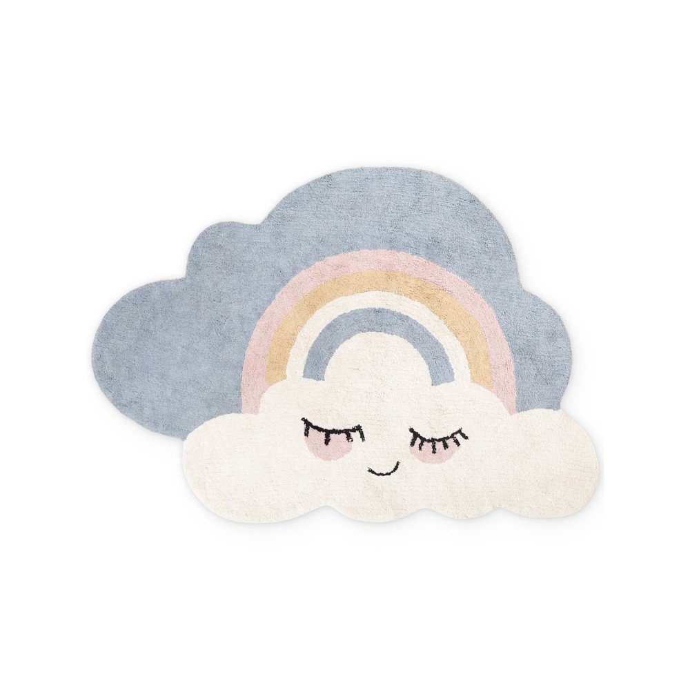 Krémszínű mosható-kézi szövésű pamut gyerek szőnyeg 140x200 cm Snuggle Nappi – Hanse Home