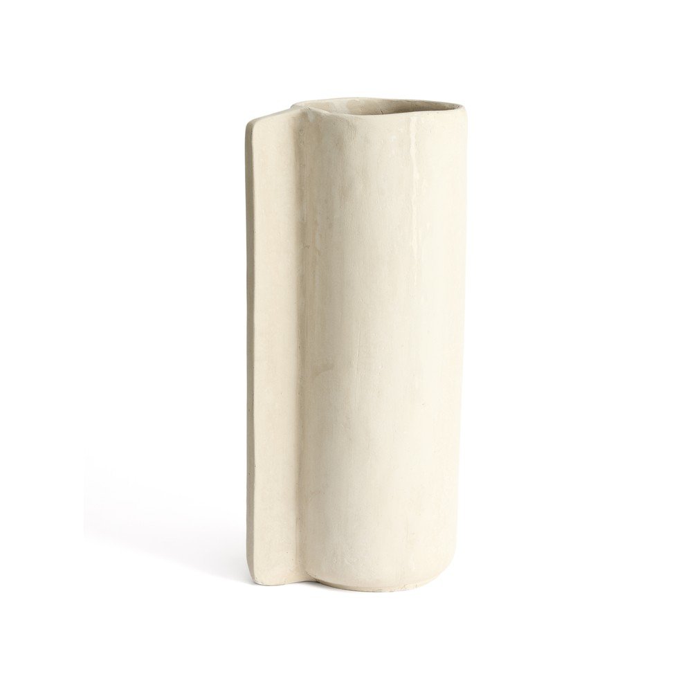 Krémszínű papírmasé magas váza (magasság 67 cm) Mireni – Kave Home