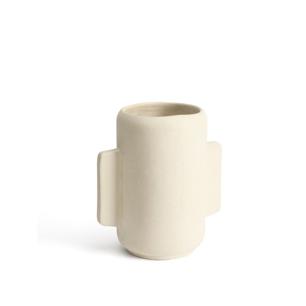 Krémszínű papírmasé váza (magasság 38 cm) Mireni – Kave Home