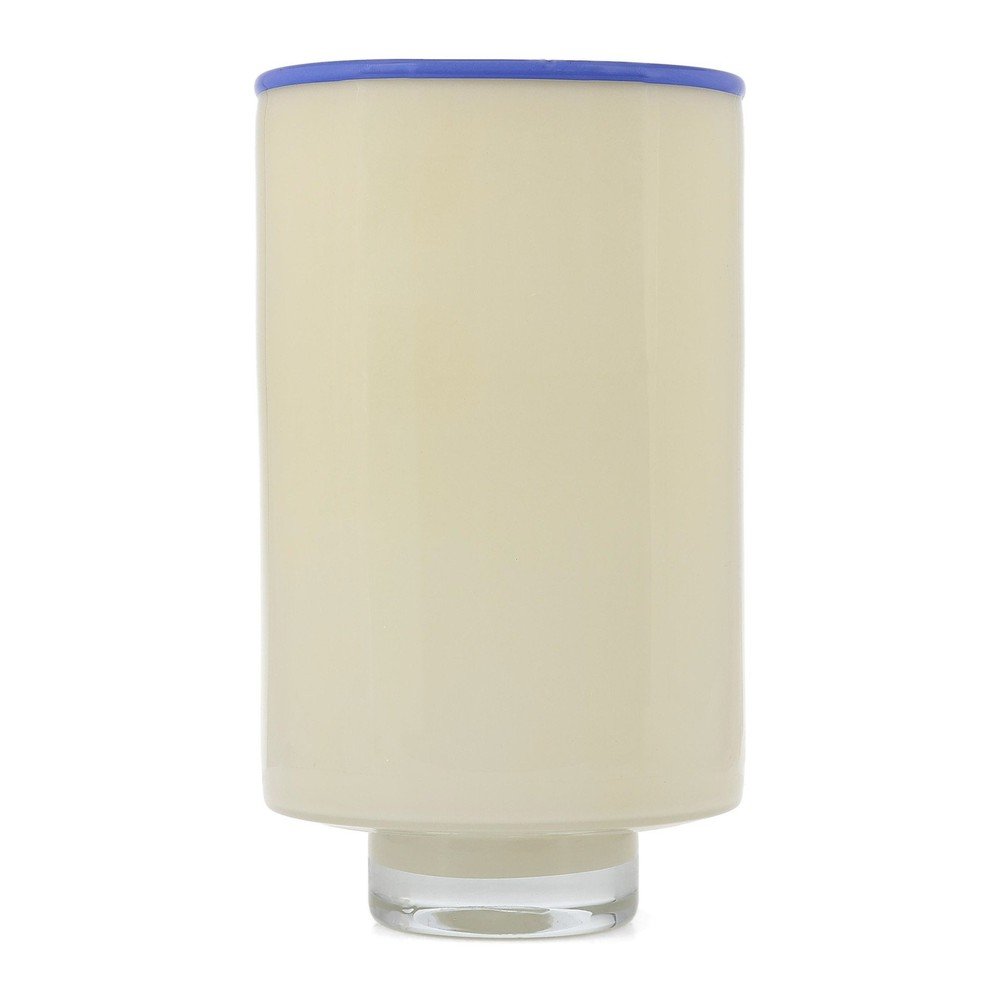 Krémszínű üveg váza (magasság 26 cm) Milo – ONA