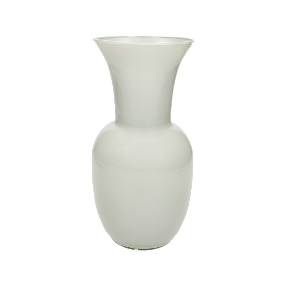 Krémszínű üveg váza (magasság 26 cm) – Brandani