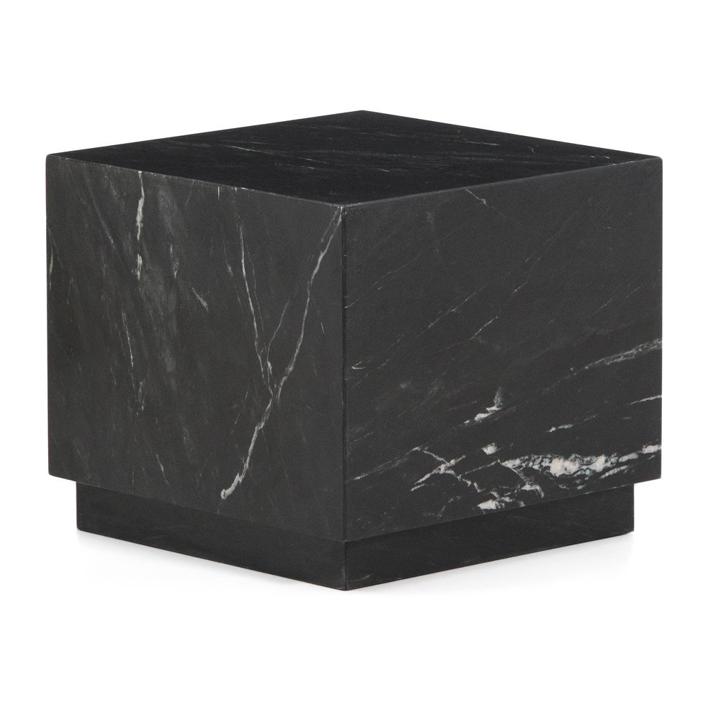 Márvány tárolóasztal 40x40 cm Sorein – Kave Home