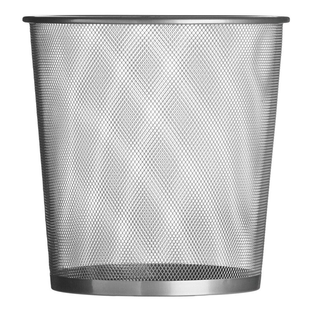Matt ezüstszínű fém irodai szemetes 12 l Den – Premier Housewares