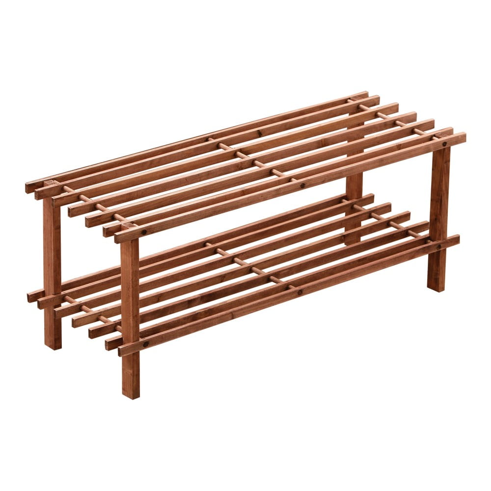 Natúr színű cédrusfa cipőtartó 74x30x26 cm Parker – Premier Housewares