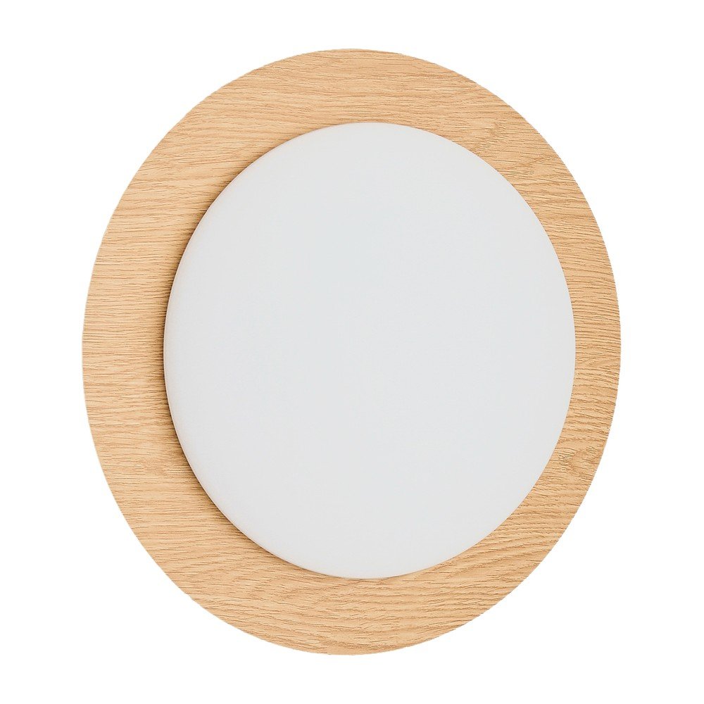Natúr színű fém LED fali lámpa ø 40 cm Novae – Kave Home