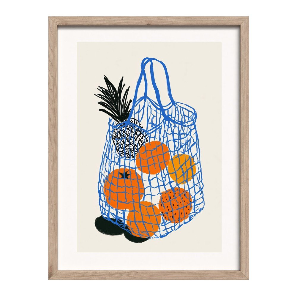 Nyomtatott keretezett kép 30x40 cm Summer Fruit – Styler