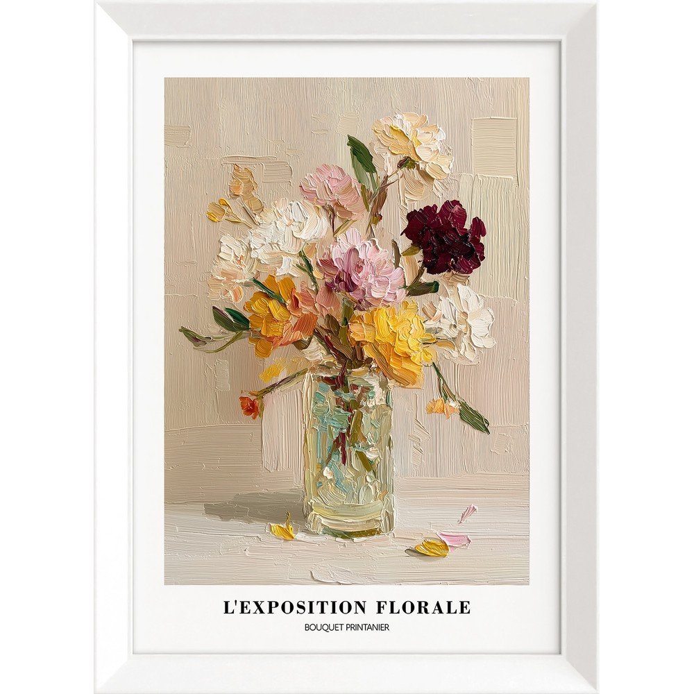 Nyomtatott keretezett kép 56x75 cm Sunny Bouquet – Styler