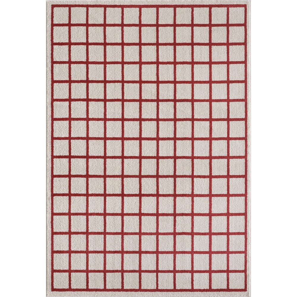 Piros-bézs szőnyeg 120x170 cm Picnic – ESTE
