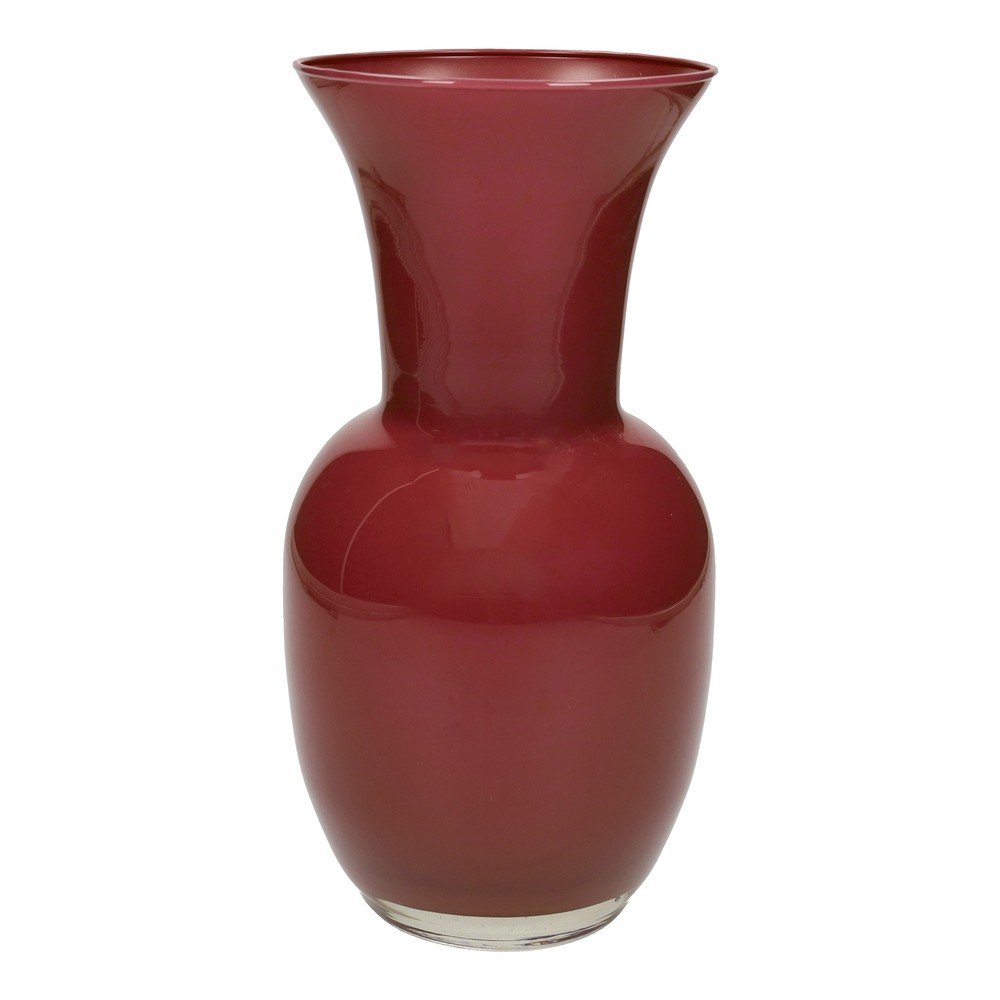 Piros üveg váza (magasság 26 cm) – Brandani
