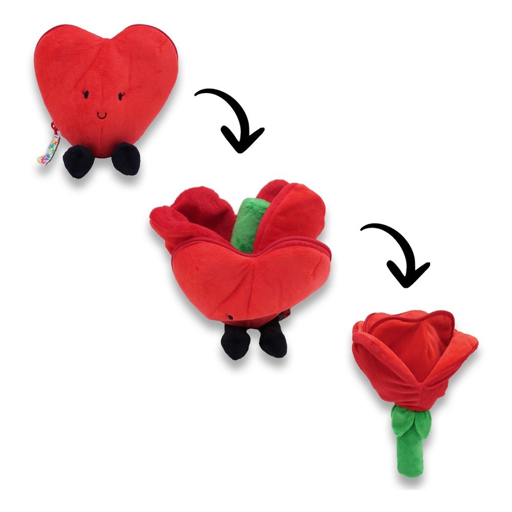 Plüssjáték Flipetz 2in1 Heart – Les Deglingos