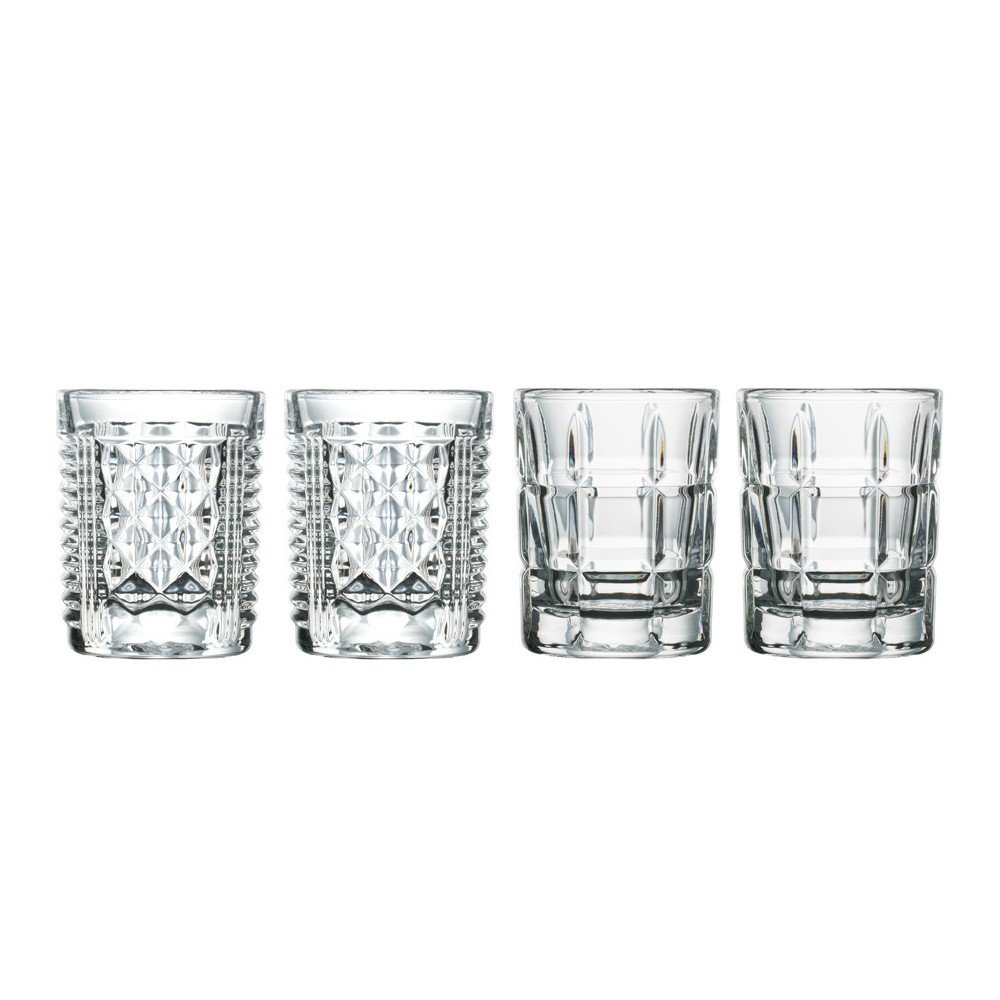 Röviditalos pohár szett 4 db-os 40 ml Mix – La Rochére