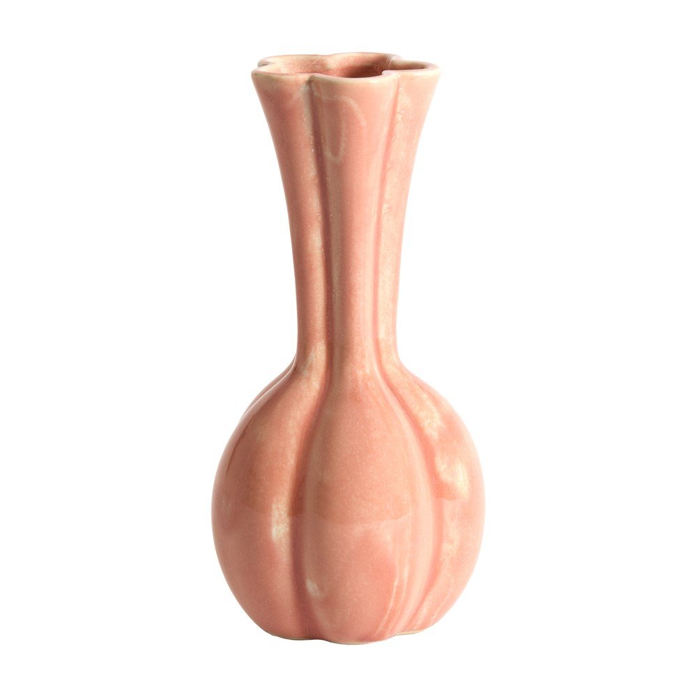 Rózsaszín kerámia váza (magasság 17 cm) Sydell – Light & Living