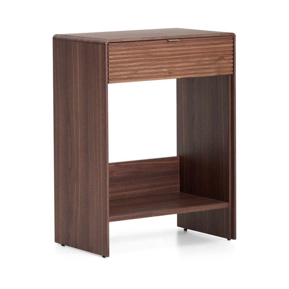 Sötét natúr színű komód diófa dekorral 60x81x37 cm Norlen – Kave Home