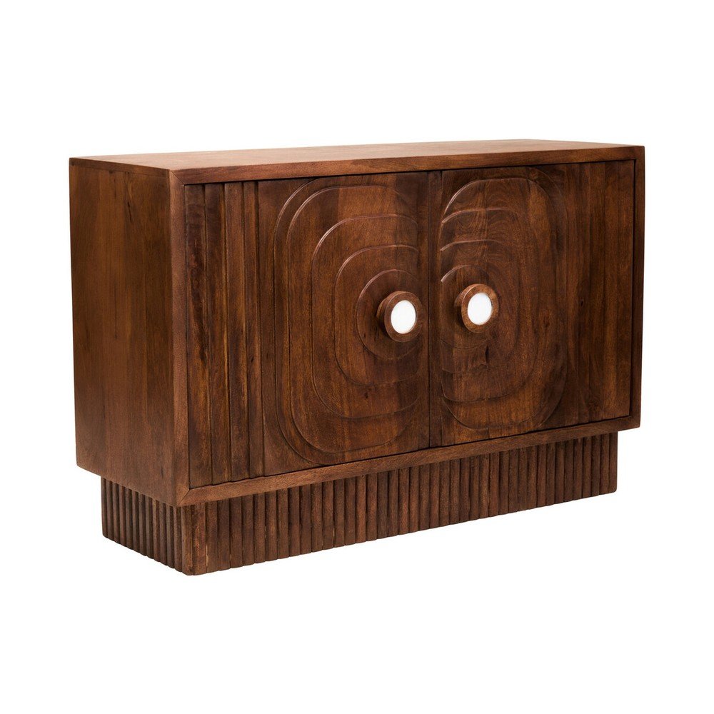 Sötét natúr színű mangófa komód 40x75x116 cm Sangar – Premier Housewares