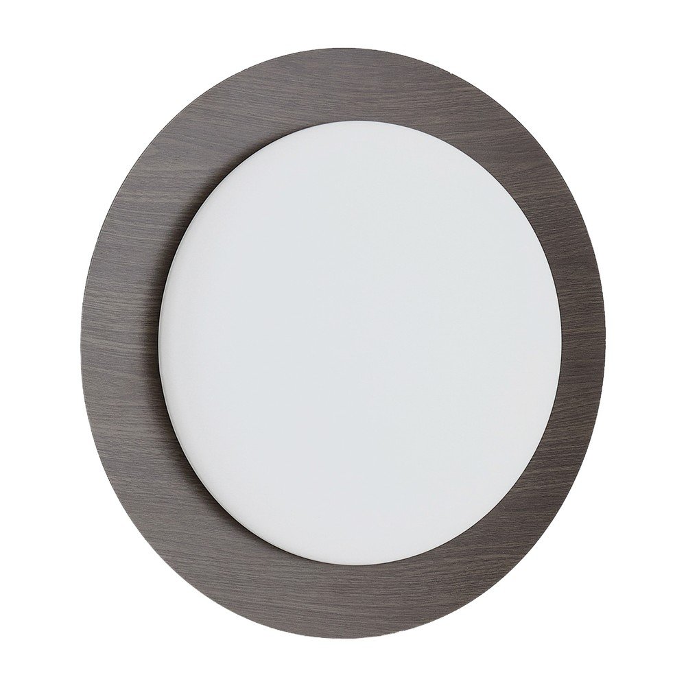 Sötétbarna fém LED fali lámpa ø 40 cm Novae – Kave Home