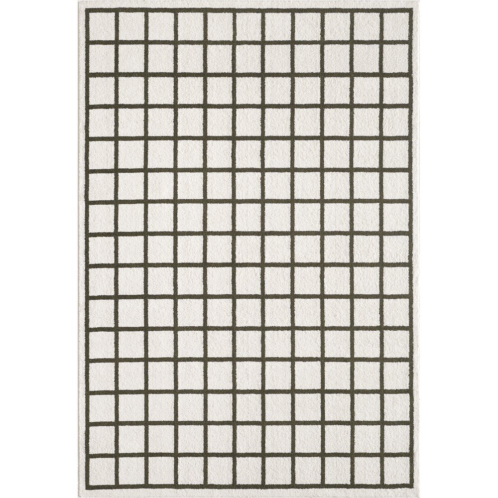 Sötétzöld-krémszínű szőnyeg 120x170 cm Picnic – ESTE