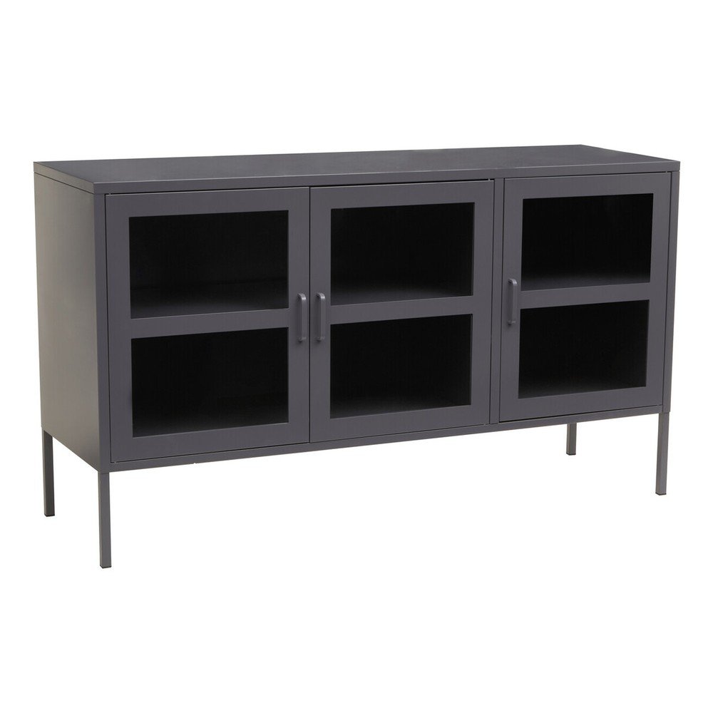 Szürke acél tálalószekrény 140x80x45 cm Acier – Premier Housewares