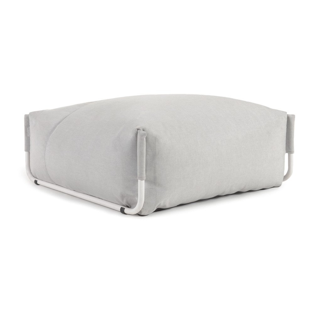 Szürke kerti puff Square – Kave Home