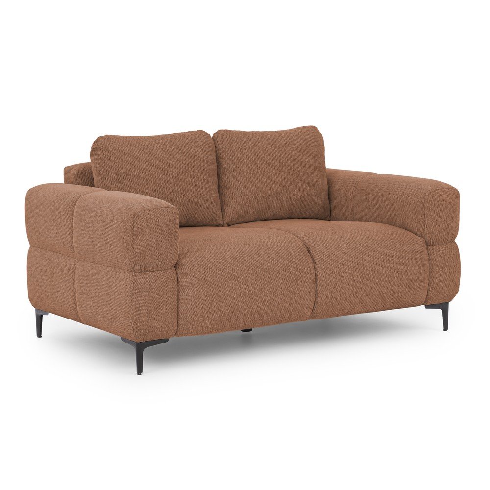 Terrakotta színű kanapé 154 cm Helio – Ropez
