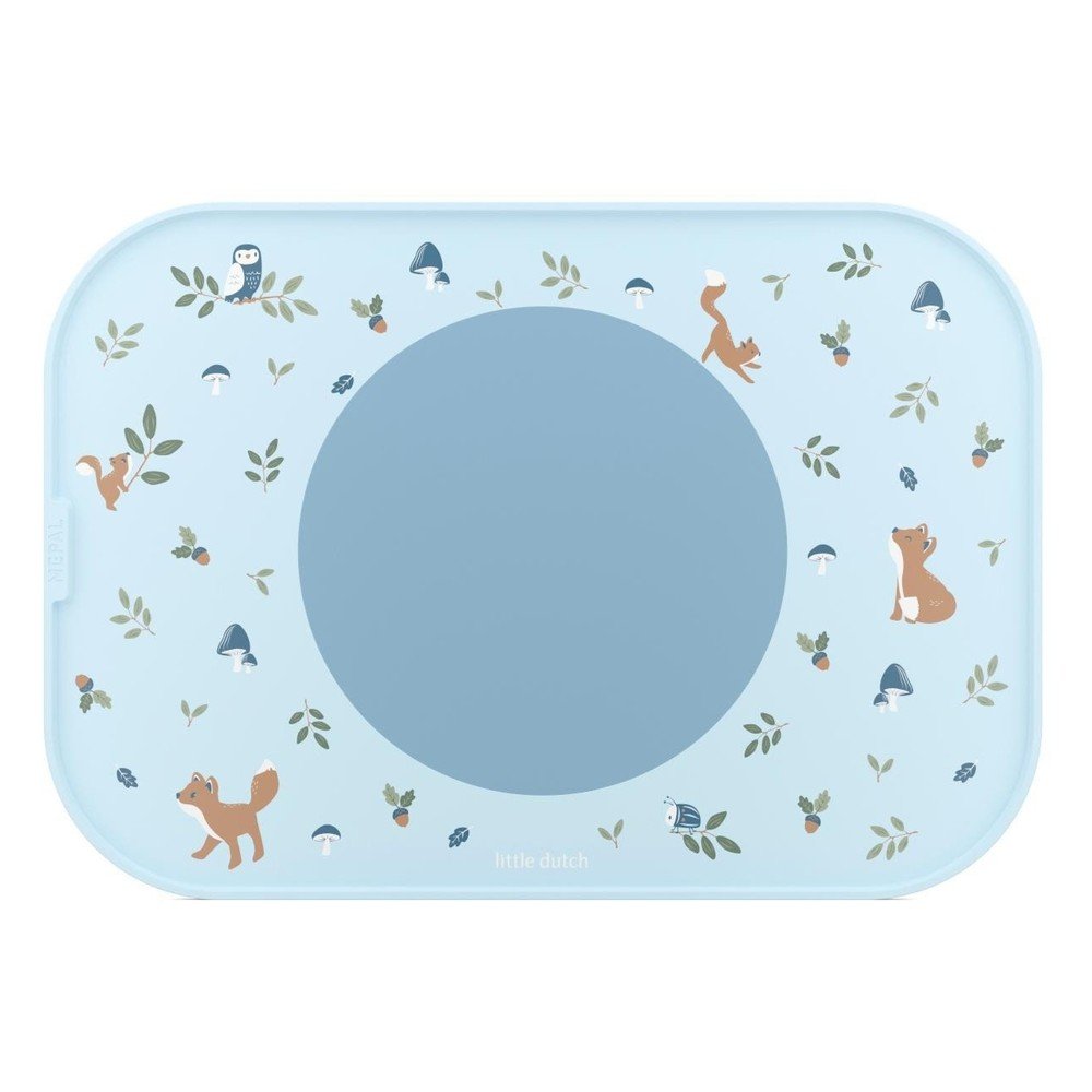 Textil-szilikon gyerek tányéralátét 28x40 cm Forest Friends – Mepal