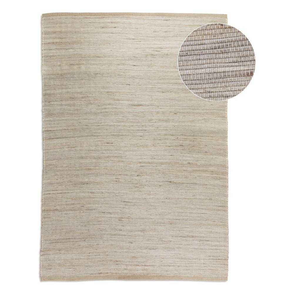 Világos natúr színű kétoldalas-kézi szövésű jutakeverék szőnyeg 60x90 cm Handloom – Hanse Home
