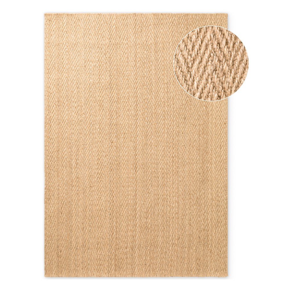 Világos natúr színű kézi szövésű juta szőnyeg 160x230 cm Mirabelle – Villeroy&Boch