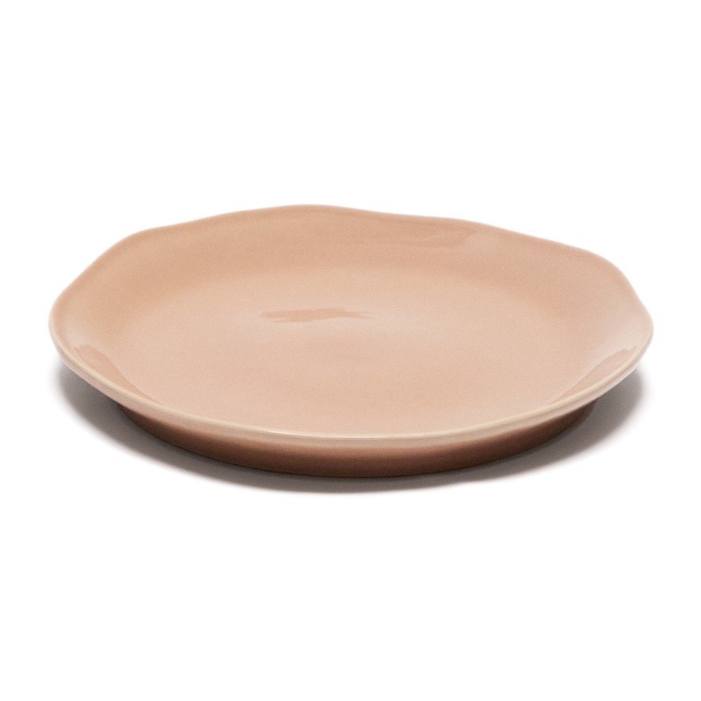 Világos rózsaszín kerámia tányér ø 27 cm Tiraya – Kave Home