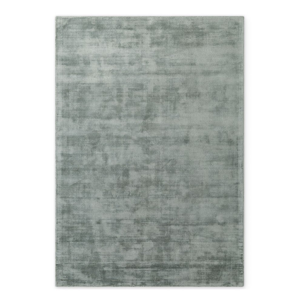 Világoskék kézi szövésű viszkóz szőnyeg 80x150 cm Noemi – Vikosa