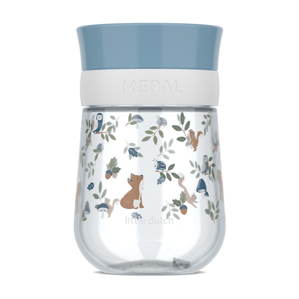 Világoskék műanyag gyerek bögre 300 ml Forest Friends – Mepal