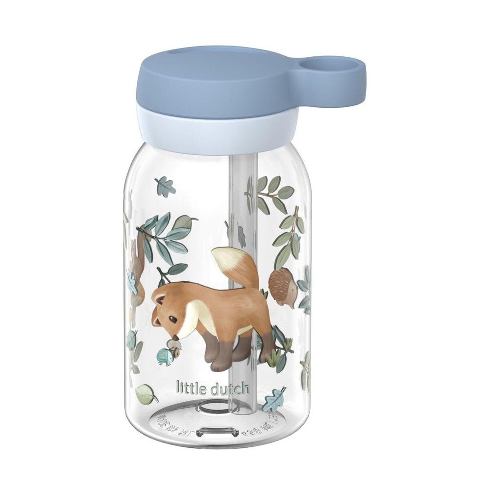 Világoskék műanyag gyerek ivópalack 450 ml Forest Friends – Mepal