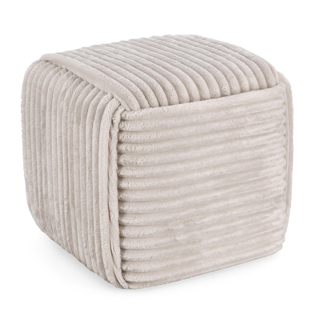 Világosszürke puff Cube – Bizzotto