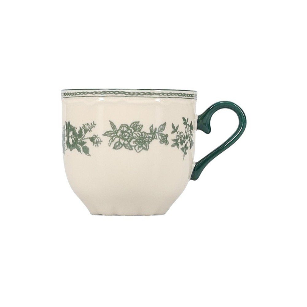 Zöld-elefántcsont színű porcelán csésze 215 ml Cyril – S|P Collection
